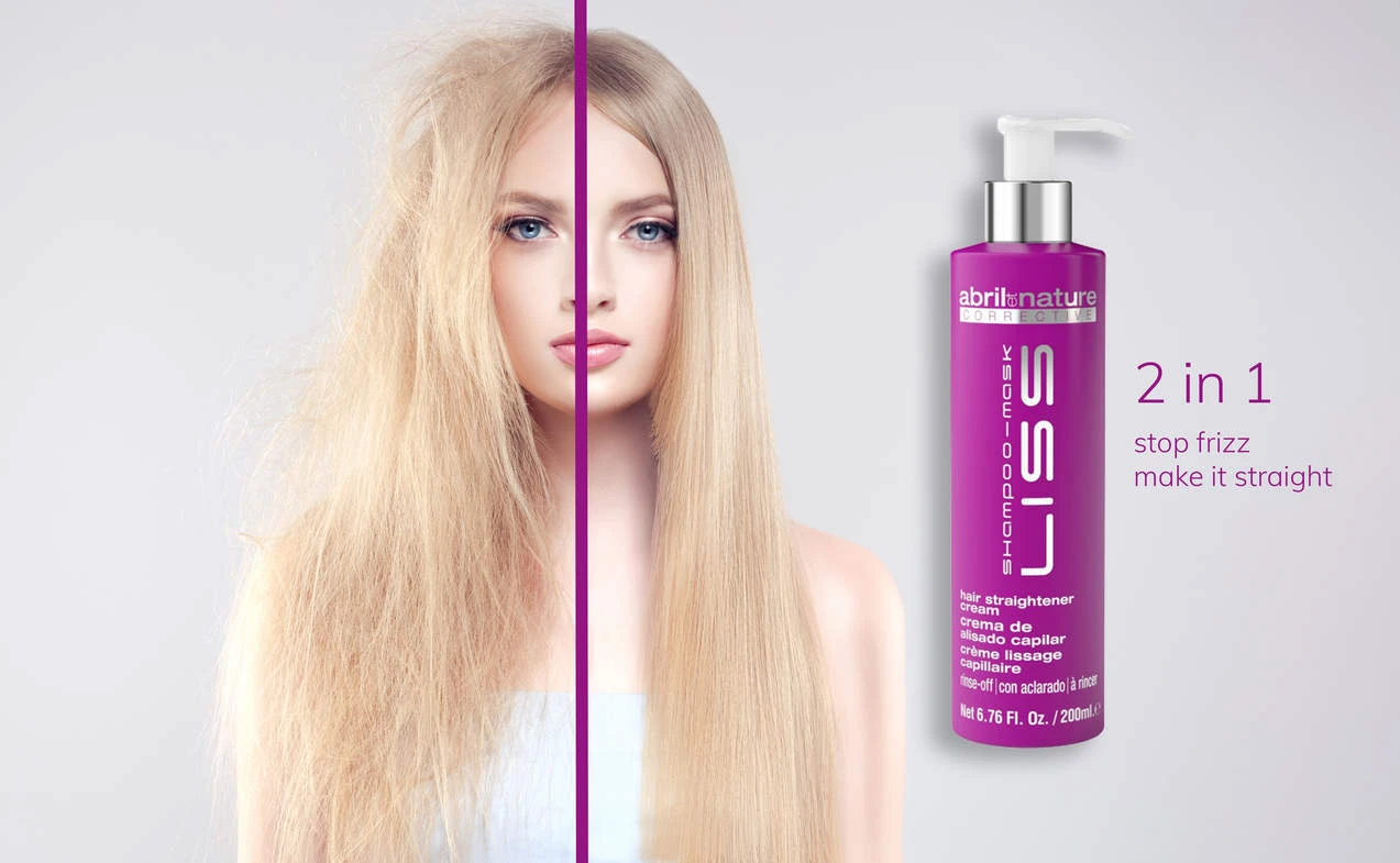 Young lady think how to fix dry damaged hair