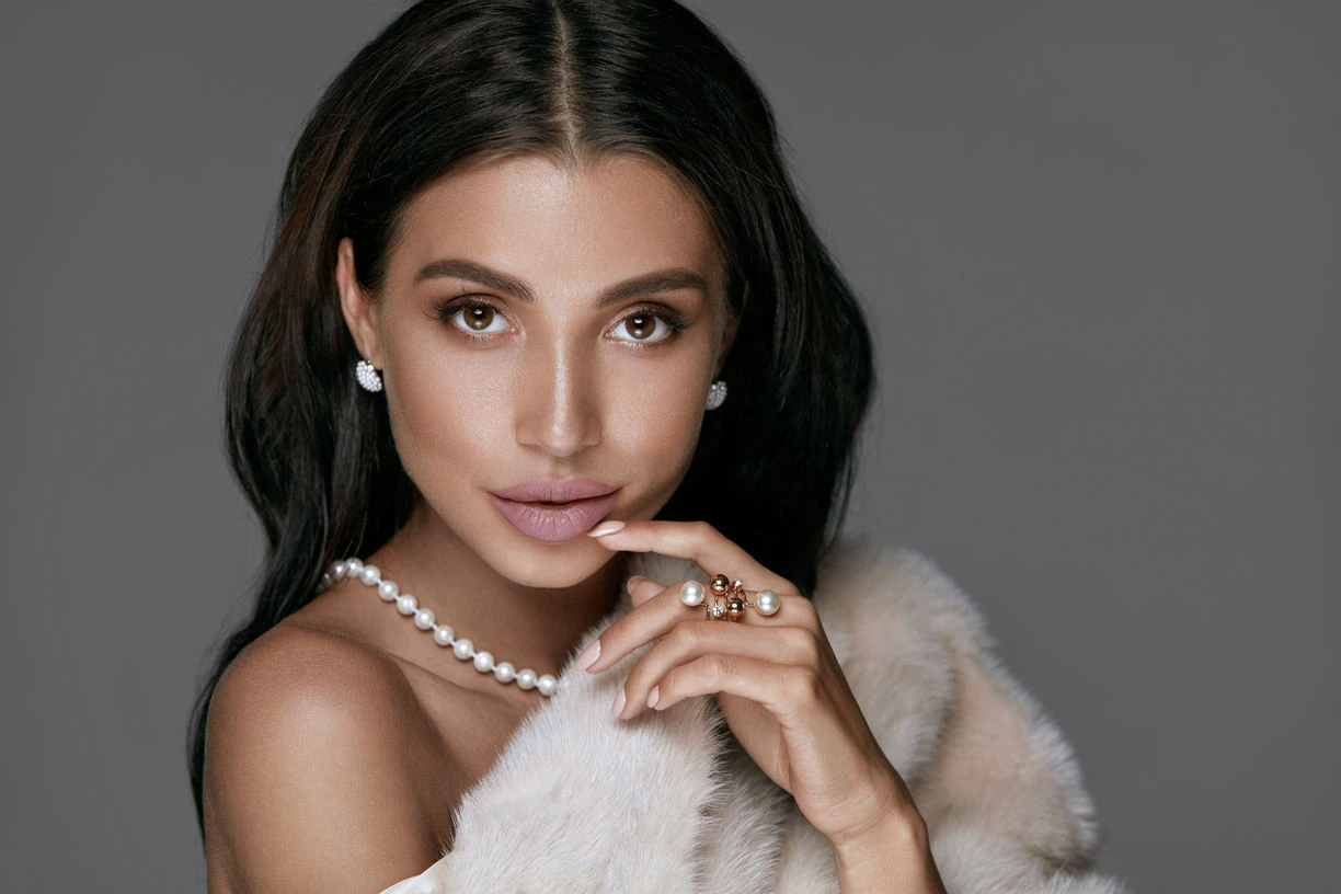 Young woman with glowing skin